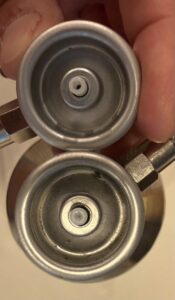 Clear vs Clogged Power Injector Valve Stem