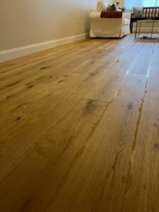 Hardwood Floor treated for powder post beetles