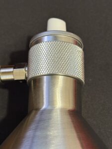 Power Injector Attached to the Sprayer Tank