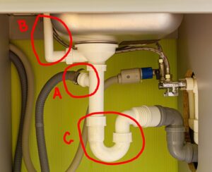 Dish Washer Drain Line