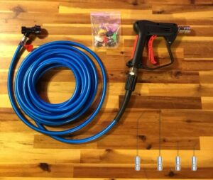 SKY-HY 25 FOOT HOSE SPRAYER 5 NOZZLES 4 INJECTOR KIT QC