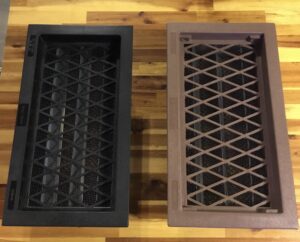 TEMP VENT BLACK AND BROWN