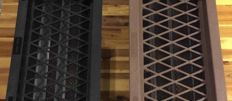 TEMP VENT BLACK AND BROWN